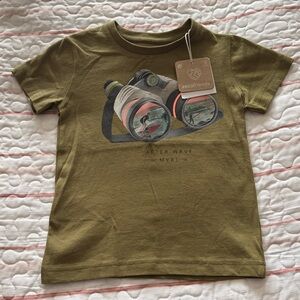 Mayoral Olive Kids Tee with Binocular Design